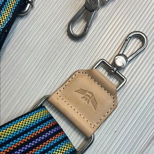 Multicolor Striped consuela Bag Strap